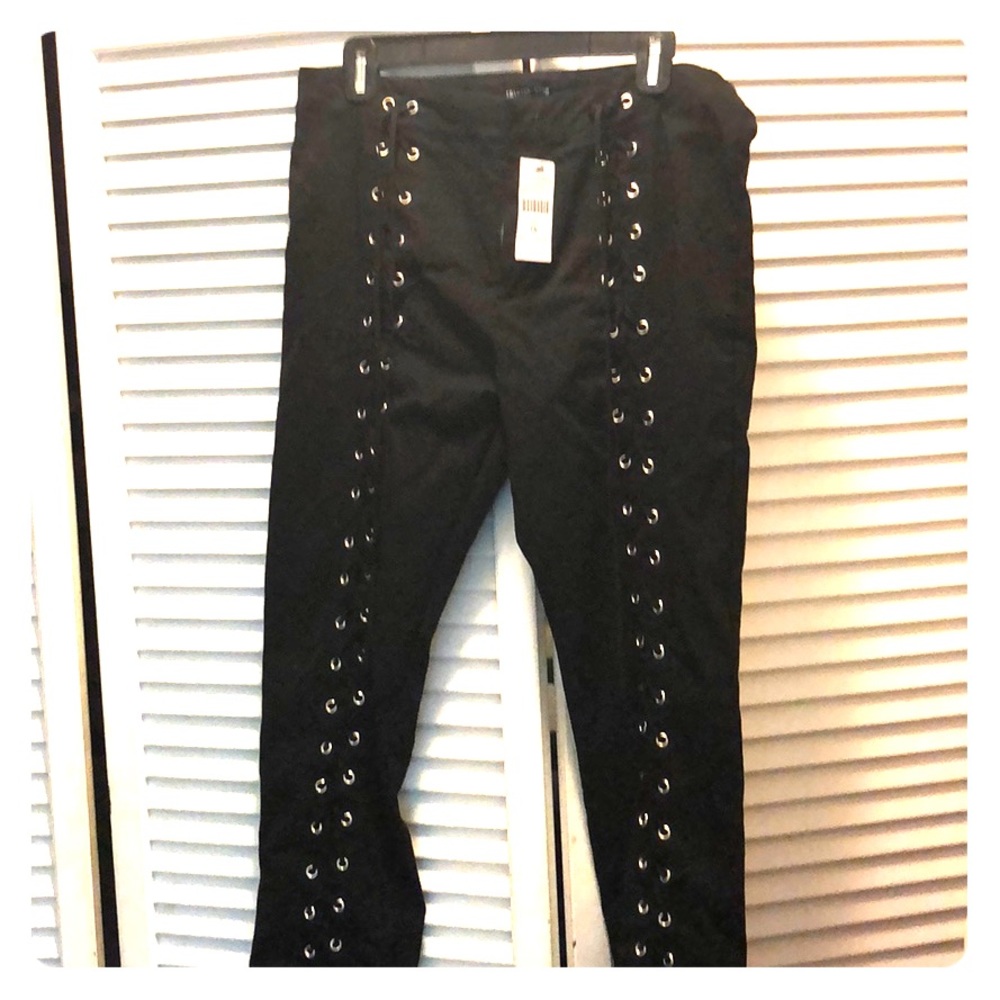 Sexy lace up pants